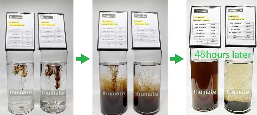 sodium humate VS sodium fulvate